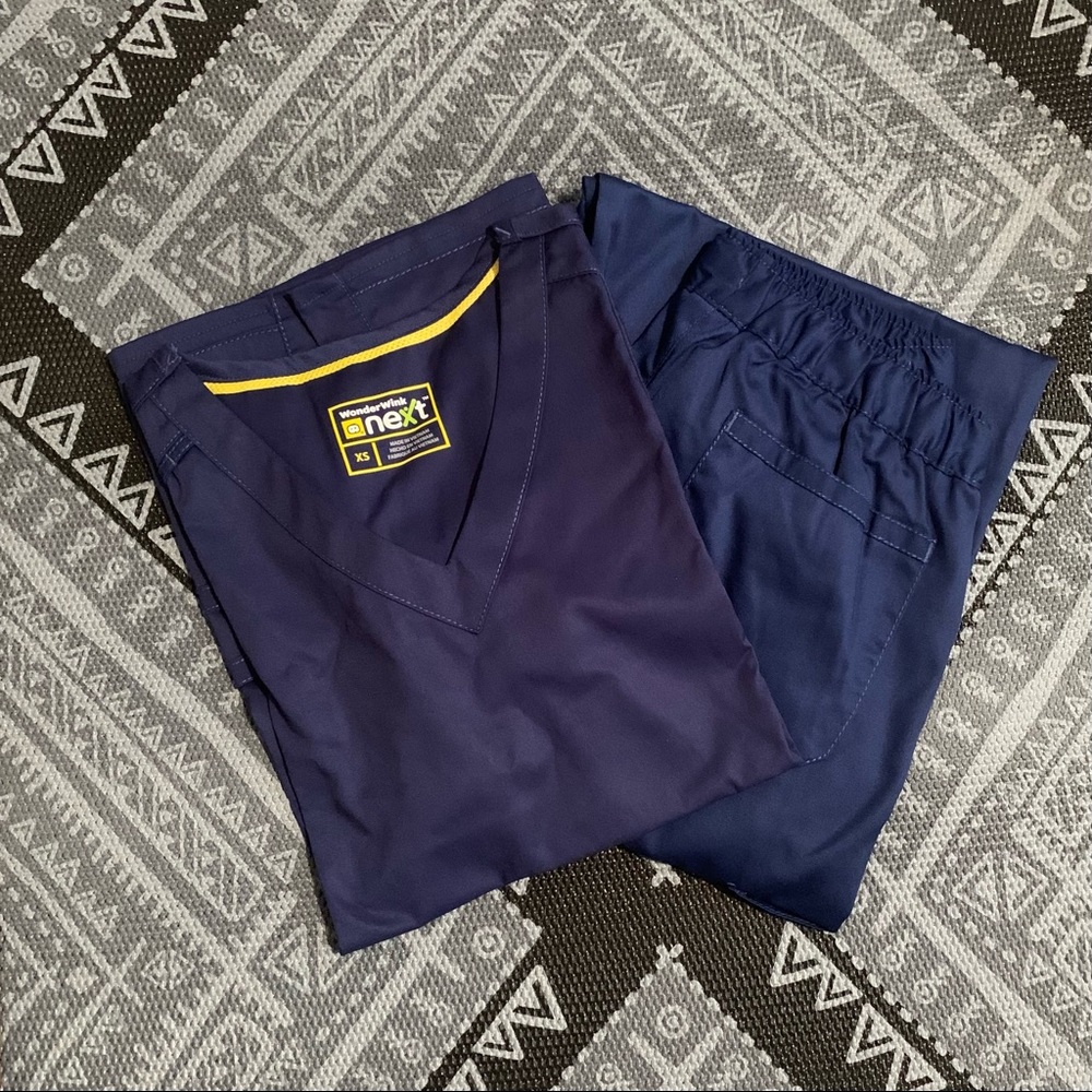 Wonderwink Next scrub set XS navy